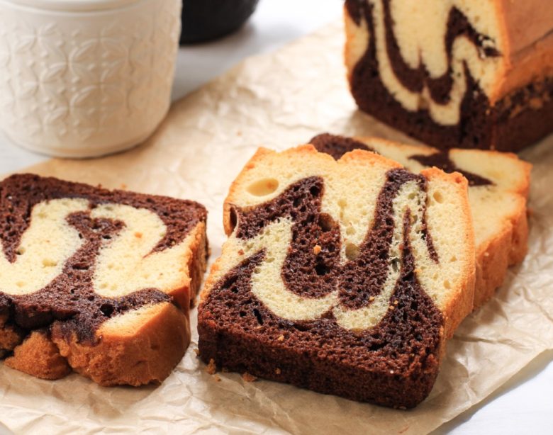 Recette pour un gâteau marbré maison