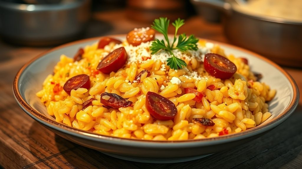 risotto chorizo