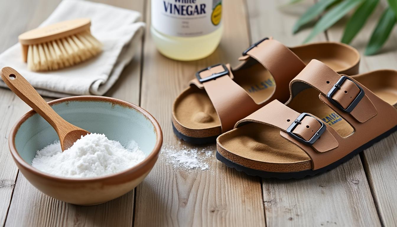 découvrez des méthodes simples et efficaces pour nettoyer vos chaussures birkenstock en utilisant des produits naturels. apprenez à préserver l'éclat et la durabilité de vos sandales tout en respectant l'environnement grâce à nos astuces écologiques.