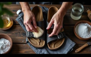 découvrez des astuces simples et efficaces pour nettoyer vos chaussures birkenstock en utilisant des produits naturels. prolongez la durée de vie de vos sandales tout en respectant l'environnement.