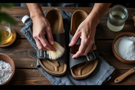 découvrez des astuces simples et efficaces pour nettoyer vos chaussures birkenstock en utilisant des produits naturels. prolongez la durée de vie de vos sandales tout en respectant l'environnement.