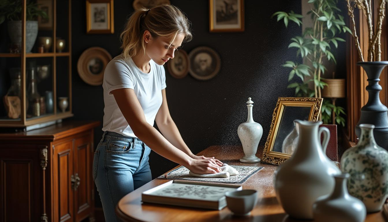 découvrez des astuces pratiques pour dépoussiérer vos objets décoratifs sans les déplacer. maintenez la propreté et l'éclat de votre intérieur tout en préservant l'intégrité de vos précieuses décorations.
