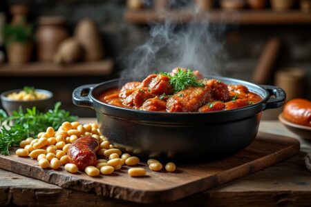 découvrez l'authentique cassoulet de castelnaudary, un plat emblématique de la gastronomie française. plongez dans son histoire fascinante et ses légendes savoureuses qui en font une spécialité unique, symbole de convivialité et de tradition.