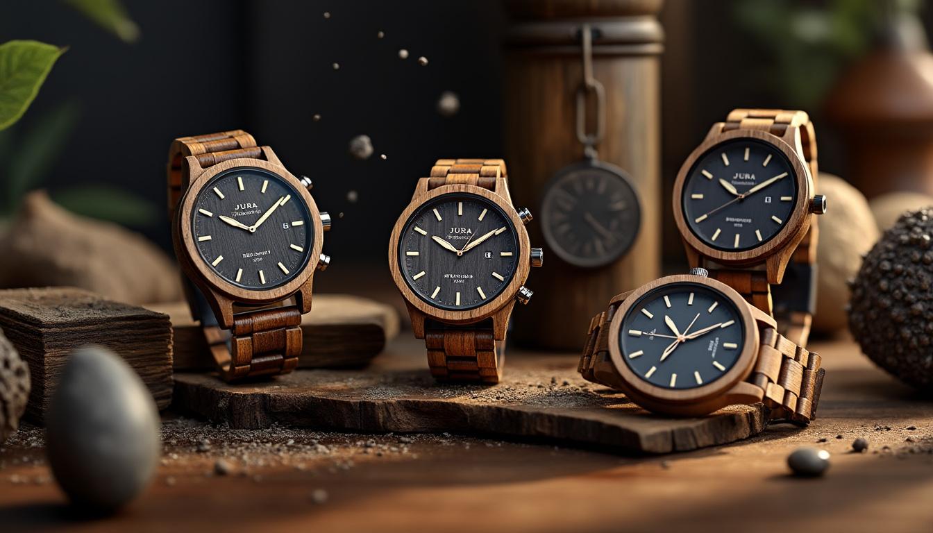 découvrez les montres en bois du jura, alliant le savoir-faire artisanal traditionnel à un design moderne et élégant. optez pour un accessoire authentique et écoresponsable, fabriqué avec passion au cœur du jura.