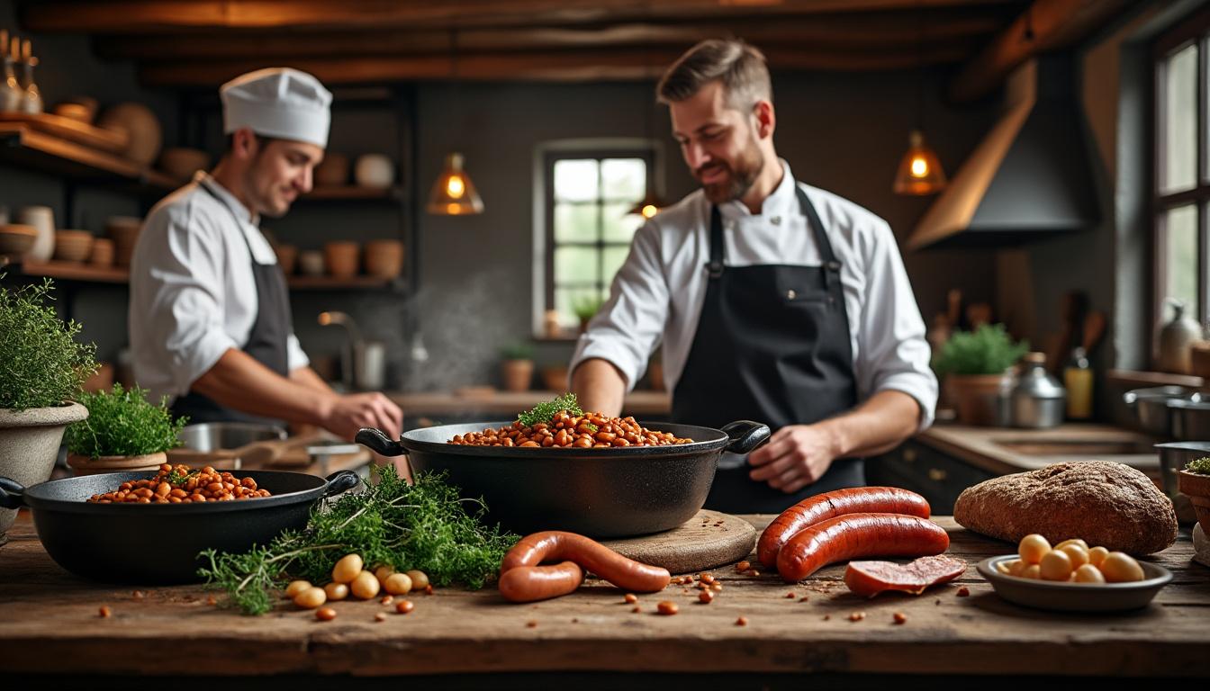 découvrez les secrets du véritable cassoulet de castelnaudary, révélés par les chefs locaux : histoire, ingrédients authentiques et astuces de préparation pour réussir ce plat emblématique du sud-ouest.