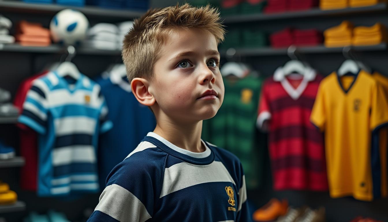 découvrez les tendances de cette saison en maillots de rugby pas chers pour enfants. styles, couleurs et nouveautés à prix mini pour les jeunes supporters et joueurs passionnés !