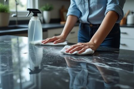 découvrez nos conseils pratiques pour nettoyer efficacement un plan de travail en marbre sans risquer de l’abîmer. astuces naturelles et précautions à prendre pour préserver la beauté de votre surface en marbre.