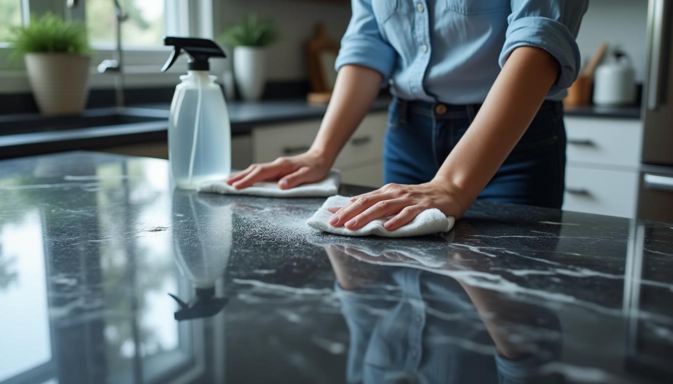 découvrez nos conseils pratiques pour nettoyer efficacement un plan de travail en marbre sans risquer de l’abîmer. astuces naturelles et précautions à prendre pour préserver la beauté de votre surface en marbre.