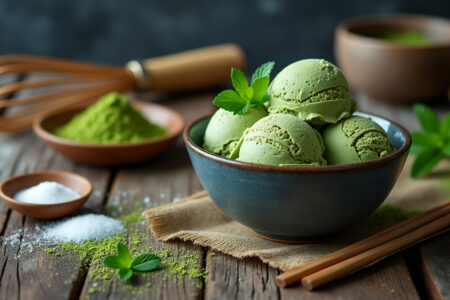 découvrez comment réaliser facilement une glace au thé matcha onctueuse et parfumée, sans sorbetière. une recette maison simple pour savourer un dessert rafraîchissant, original et crémeux, accessible à tous les gourmands.