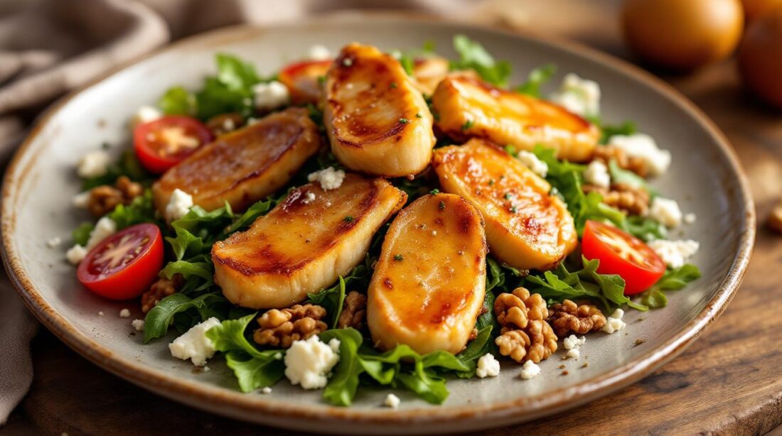 découvrez une recette facile et gourmande de salade périgourdine aux gésiers confits pour surprendre vos amis et régaler vos papilles.