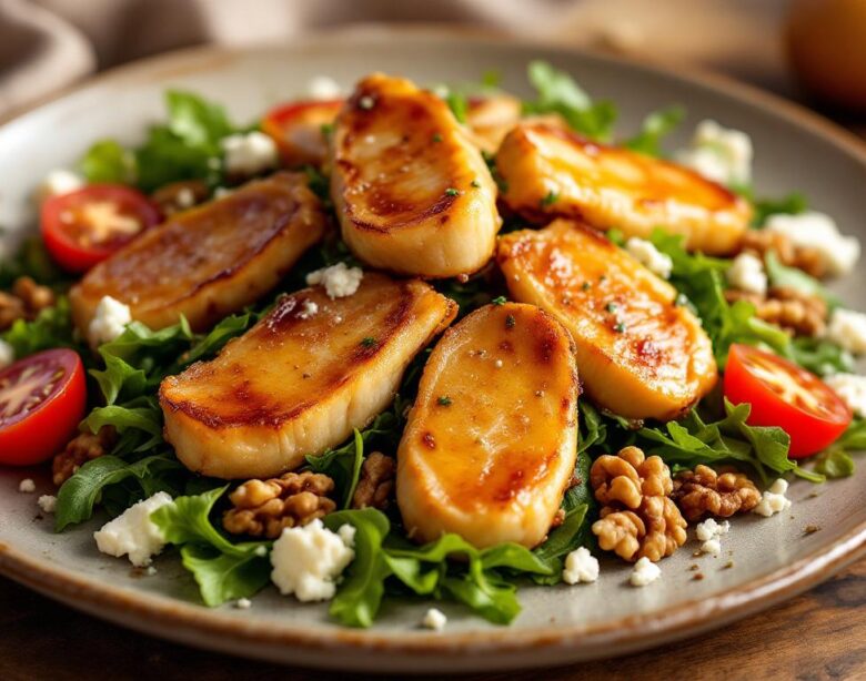 découvrez une recette facile et gourmande de salade périgourdine aux gésiers confits pour surprendre vos amis et régaler vos papilles.