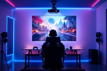 découvrez le vidéoprojecteur epson 4k, idéal pour les gamers à la recherche d'une expérience visuelle immersive et de qualité supérieure.