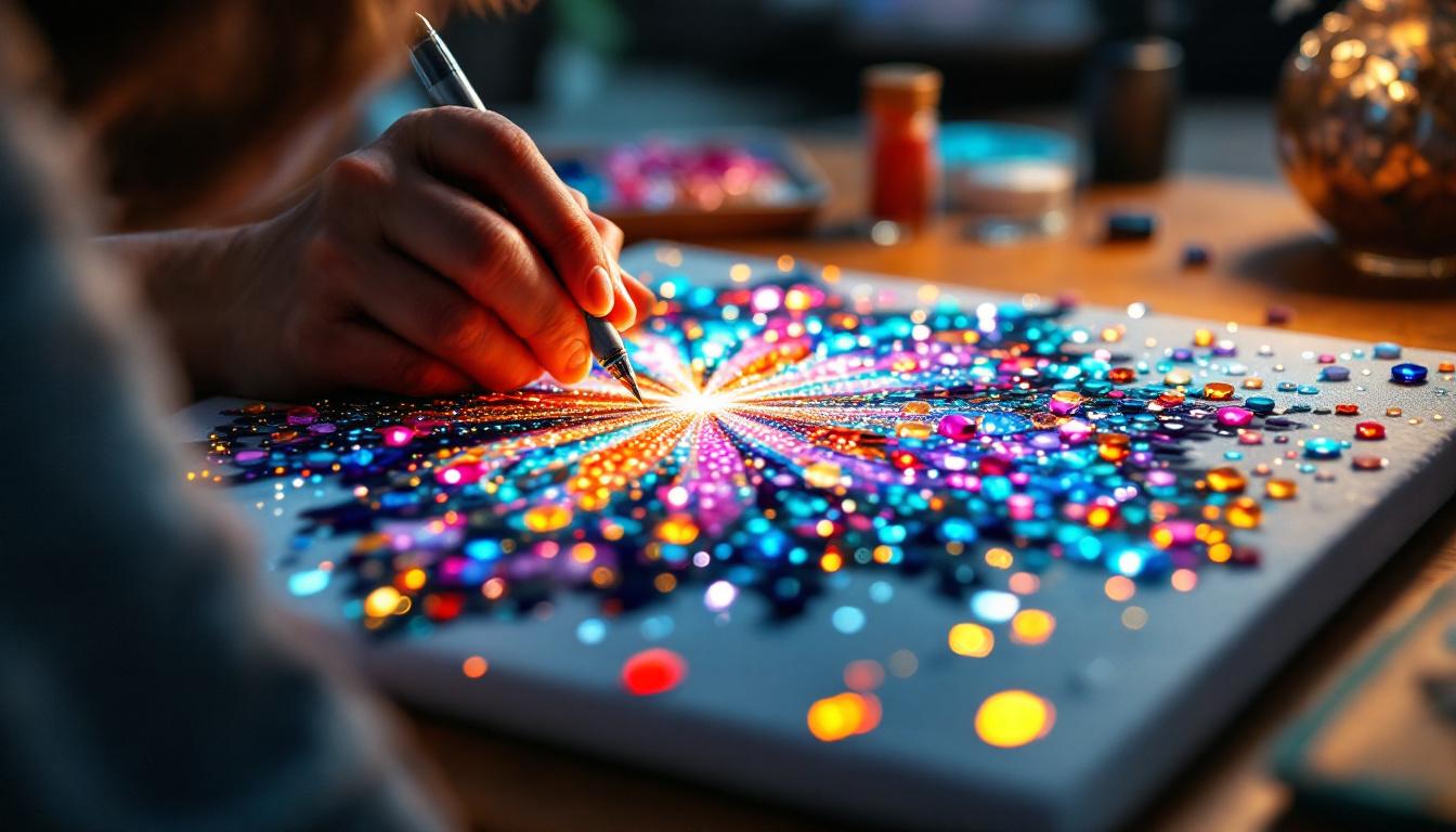 découvrez les diamond paintings, une nouvelle tendance créative alliant art et relaxation pour des réalisations scintillantes et originales.