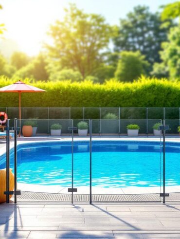 assurez la sécurité de votre piscine avec des aménagements extérieurs adaptés pour profiter pleinement de votre été en toute sérénité.