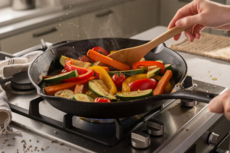 découvrez l'art de cuisiner des légumes rôtis à la poêle grâce à notre guide simple et rapide. apprenez des étapes faciles pour des légumes savoureux et parfaitement dorés à chaque fois.