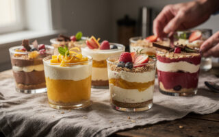découvrez 10 recettes gourmandes de desserts en verrines individuelles, faciles à préparer et parfaites pour régaler vos papilles lors de toutes vos occasions.