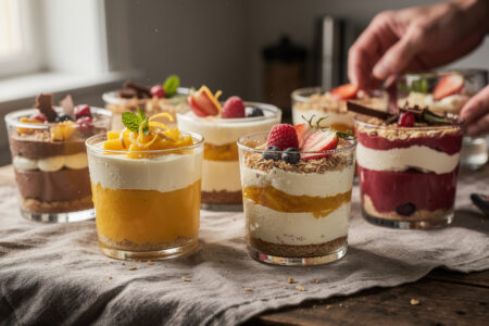 découvrez 10 recettes gourmandes de desserts en verrines individuelles, faciles à préparer et parfaites pour régaler vos papilles lors de toutes vos occasions.