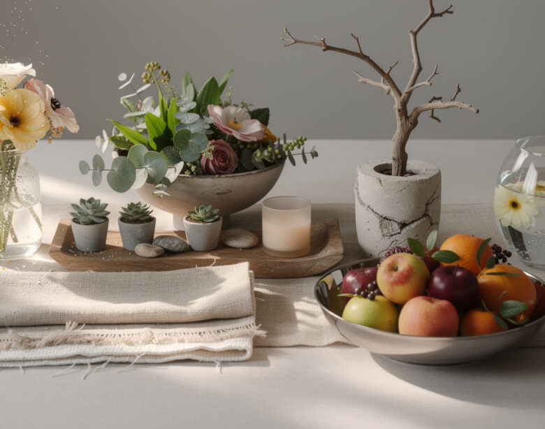 découvrez 7 styles uniques de centres de table naturels, parfaits pour sublimer toutes vos occasions avec élégance et fraîcheur.