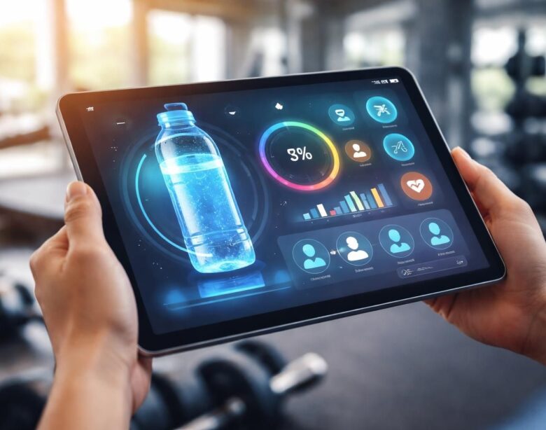 optimisez votre nutrition sportive avec un tracker d'hydratation sur tablette tactile. simplifiez votre suivi grâce à un workflow intuitif et performant.