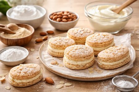 apprenez à préparer des dacquoises aux amandes délicieuses et réussies pour surprendre et ravir vos invités lors de vos réceptions.