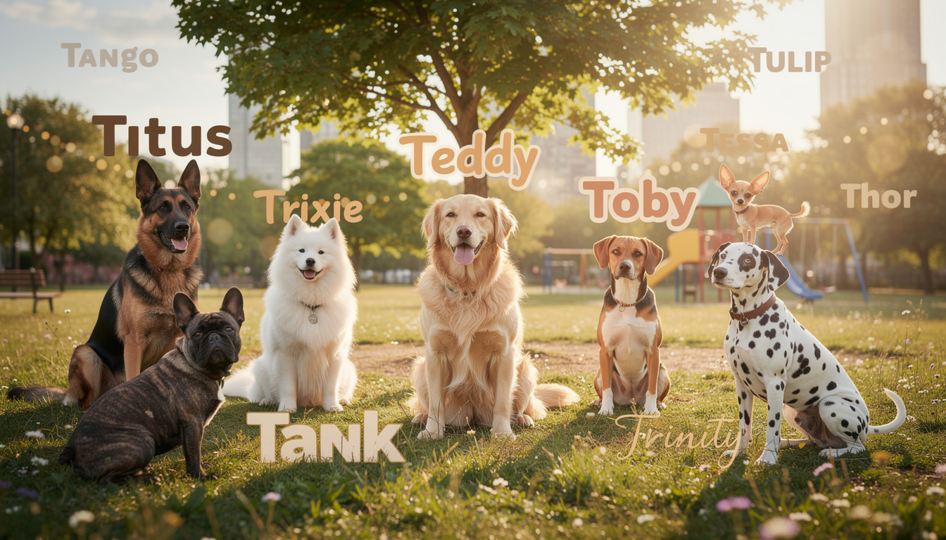 découvrez nos meilleurs conseils pour choisir une liste originale et adaptée de noms de chien et chienne commençant par la lettre t, pour trouver le prénom idéal à votre compagnon.