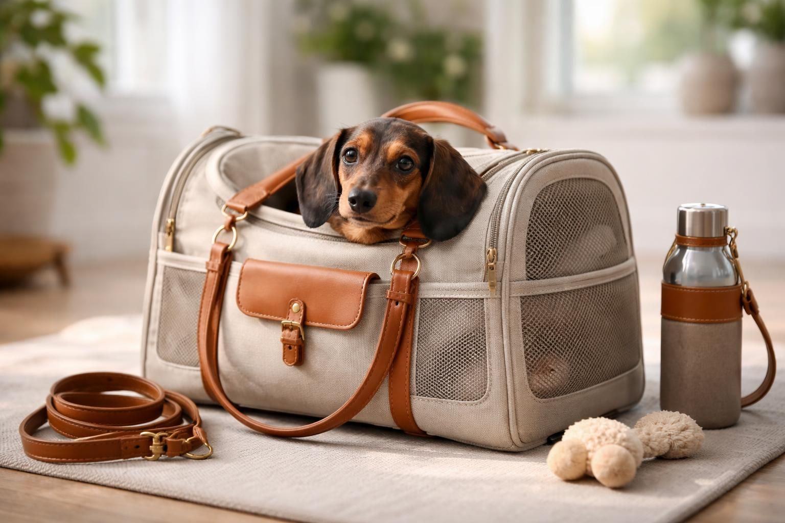 découvrez notre guide ultime pour choisir le meilleur sac de transport pour votre teckel, alliant confort, praticité et style pour vos déplacements.