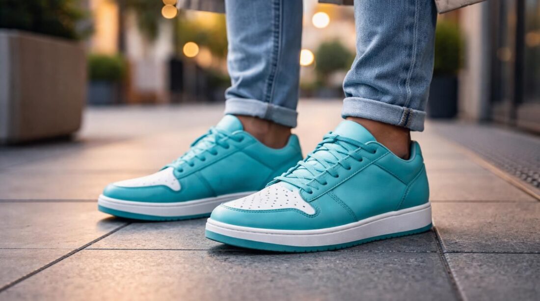 découvrez comment intégrer des sneakers turquoise à votre tenue avec style grâce à nos conseils mode pour porter cette couleur vive sur vos baskets en toute confiance.