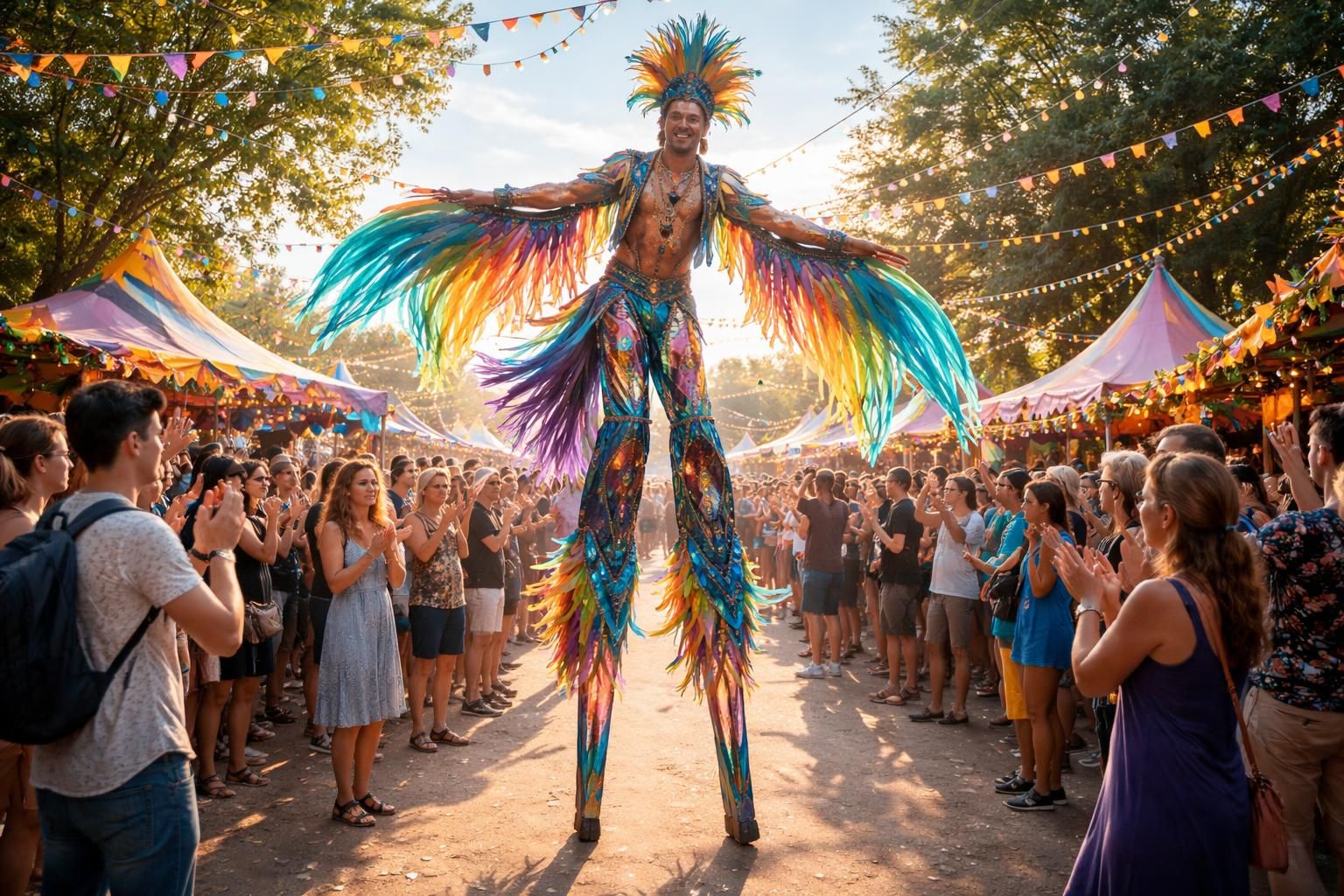 découvrez comment devenir échassier et captiver les foules lors de festivals et événements grâce à des conseils pratiques pour maîtriser l'art des échasses et se démarquer avec originalité.