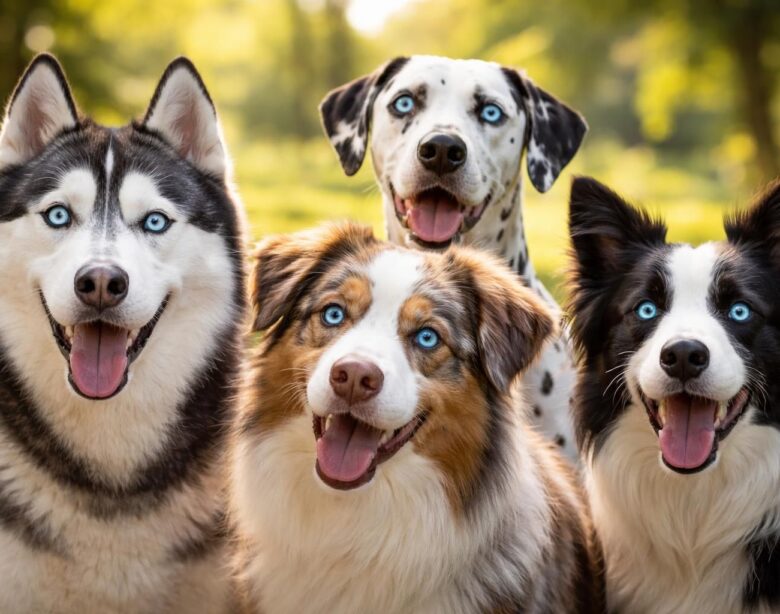 explorez notre guide des races de chiens aux yeux bleus, adorables et uniques, qui vous feront craquer dès le premier regard.