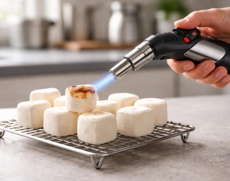 découvrez comment griller des chamallows facilement et rapidement grâce à un chalumeau moderne, pour des desserts parfaits à savourer en toutes occasions.