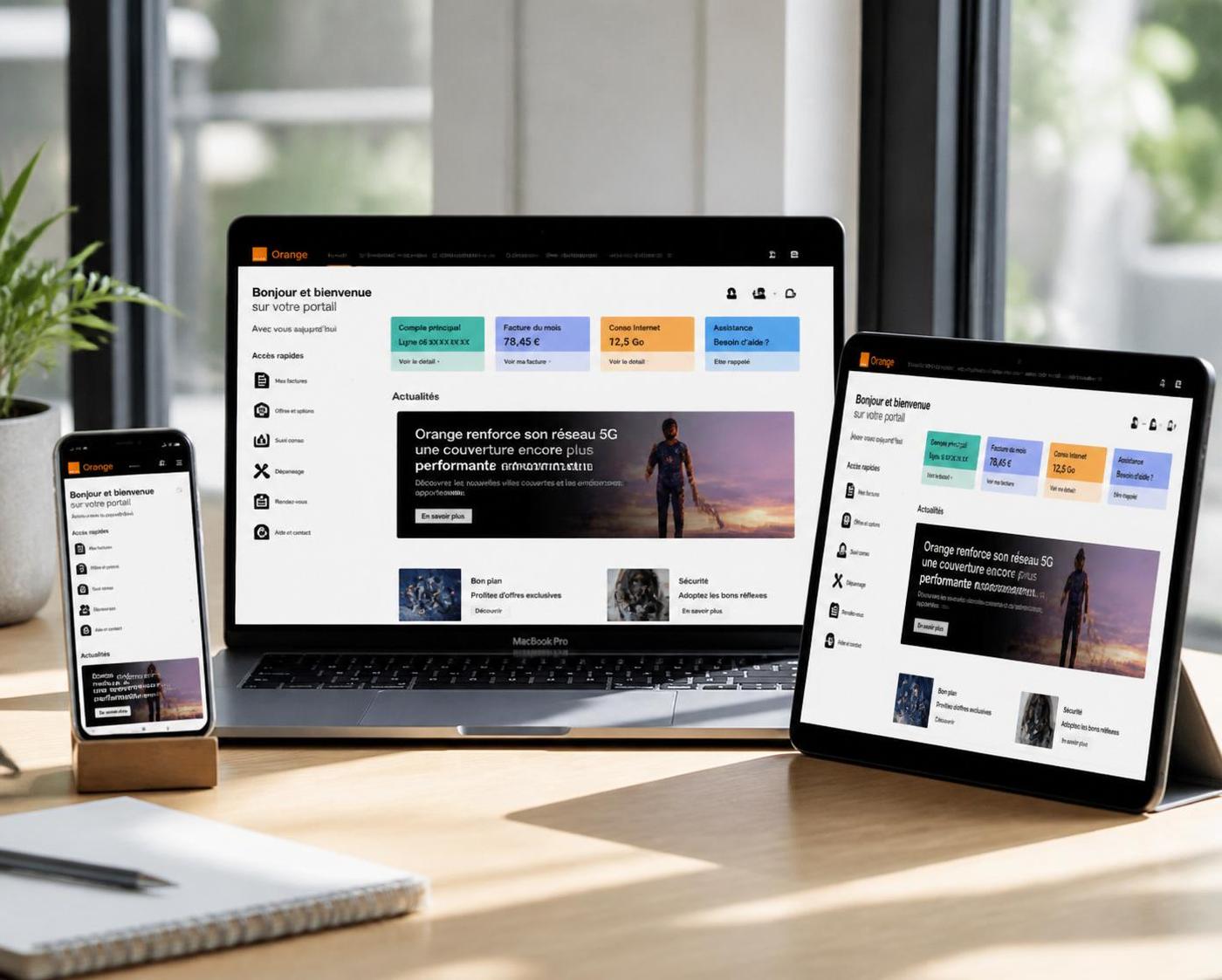 explorez le portail orange pour accéder aux dernières nouveautés, services exclusifs et offres spéciales d'orange, votre partenaire télécom de confiance.