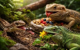 explorez les régimes alimentaires variés des lézards et découvrez ce que ces reptiles fascinants mangent pour survivre et s’épanouir dans leur habitat naturel.
