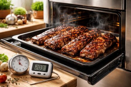 apprenez à maîtriser le temps de cuisson des travers de porc au four pour obtenir une viande tendre et savoureuse à chaque fois.