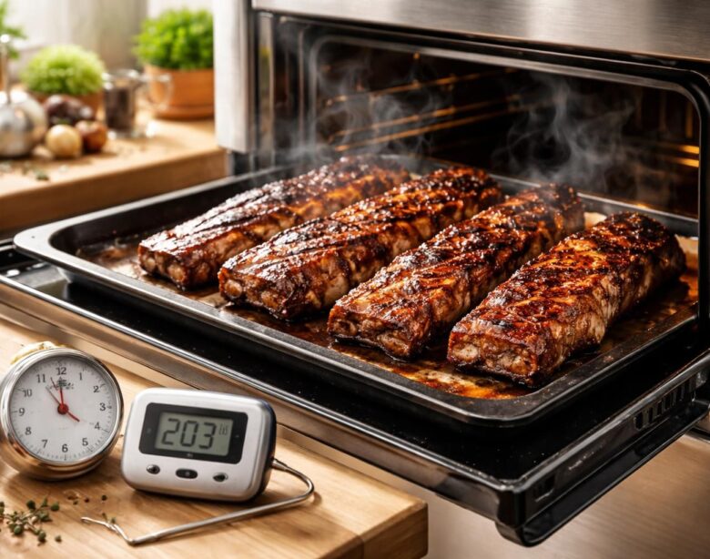 apprenez à maîtriser le temps de cuisson des travers de porc au four pour obtenir une viande tendre et savoureuse à chaque fois.