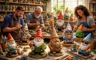 découvrez comment des artistes talentueux redonnent vie aux nains de jardin, ces figurines emblématiques, à travers des créations artistiques uniques et pleines de charme.