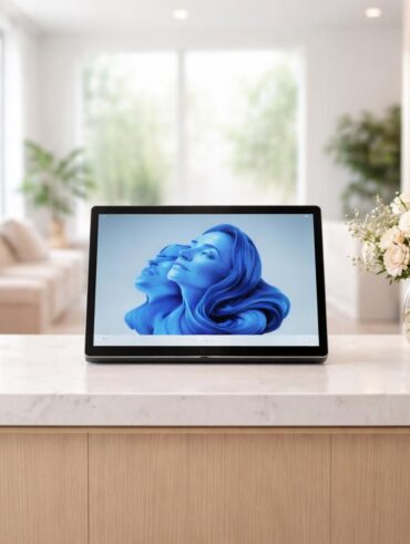 découvrez comment installer une tablette windows au comptoir de votre salon de beauté de manière élégante et sans câbles visibles pour une expérience client fluide et moderne.