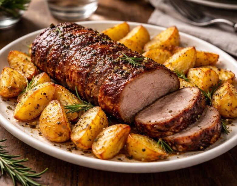 découvrez la recette facile et savoureuse du filet mignon au four accompagné de pommes de terre, idéale pour un dîner parfait en famille ou entre amis.