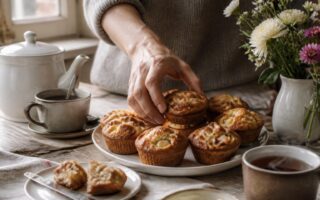 découvrez la recette gourmande des muffins aux pommes de cyril lignac, idéale pour un brunch parfait alliant douceur et saveurs fruitées.
