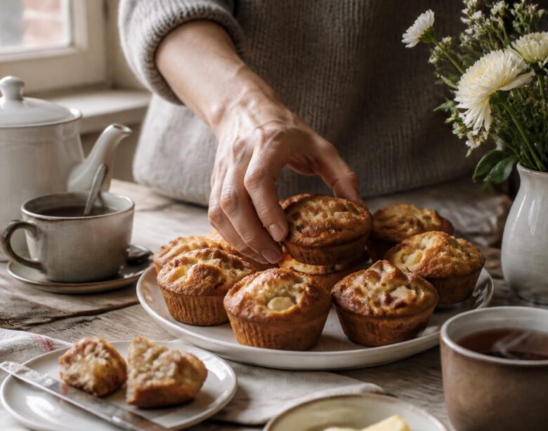 découvrez la recette gourmande des muffins aux pommes de cyril lignac, idéale pour un brunch parfait alliant douceur et saveurs fruitées.