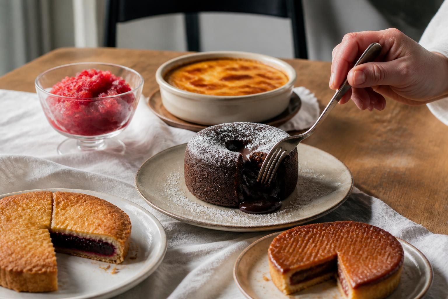 découvrez une sélection gourmande de desserts en g qui raviront vos papilles. savourez chaque bouchée de ces délicieuses douceurs, parfaites pour toutes les envies sucrées.