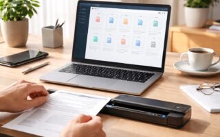 découvrez notre scanner portable innovant qui organise automatiquement vos scans en fichiers pdf avec un nommage automatique pour une gestion simplifiée et efficace de vos documents.