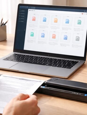 découvrez notre scanner portable innovant qui organise automatiquement vos scans en fichiers pdf avec un nommage automatique pour une gestion simplifiée et efficace de vos documents.
