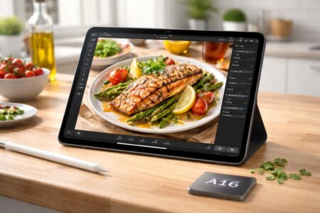 découvrez comment l'ipad a16 révolutionne la retouche photo de plats avec rapidité et naturel, pour des images gourmandes et authentiques.