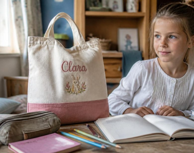 découvrez nos cabas enfants personnalisés, parfaits pour l'école alliant style unique et praticité pour accompagner vos petits au quotidien.