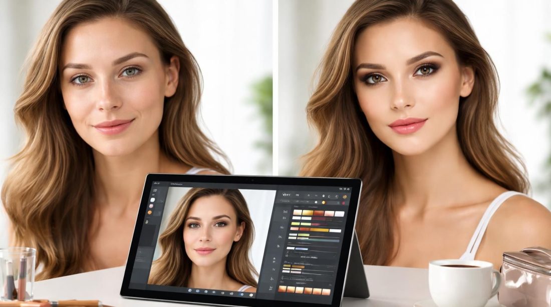 découvrez comment retoucher un maquillage avant/après en seulement 5 minutes grâce à une tablette windows, pour un résultat rapide et professionnel.