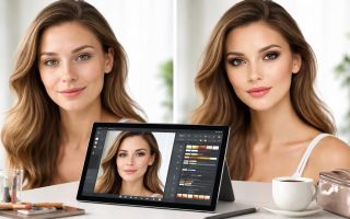 découvrez comment retoucher un maquillage avant/après en seulement 5 minutes grâce à une tablette windows, pour un résultat rapide et professionnel.